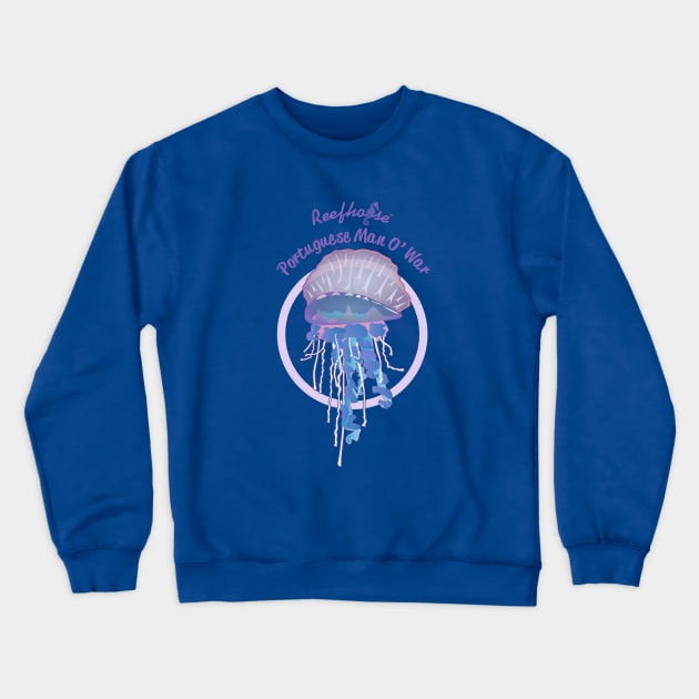 Portuguese Man O' War Crewneck Sweatshirt by Reefhorse